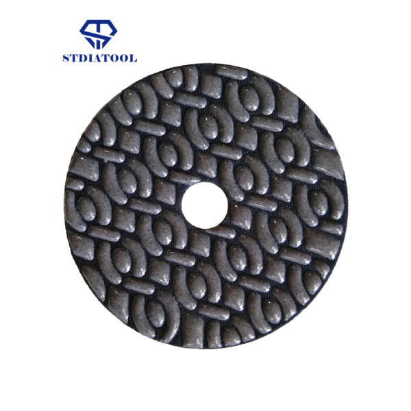 4 inch diamond dry polishing pads-Crescent Shape