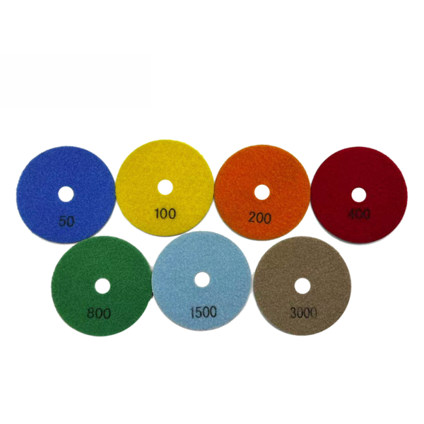 3 inch diamond  polishing pads T:8MM