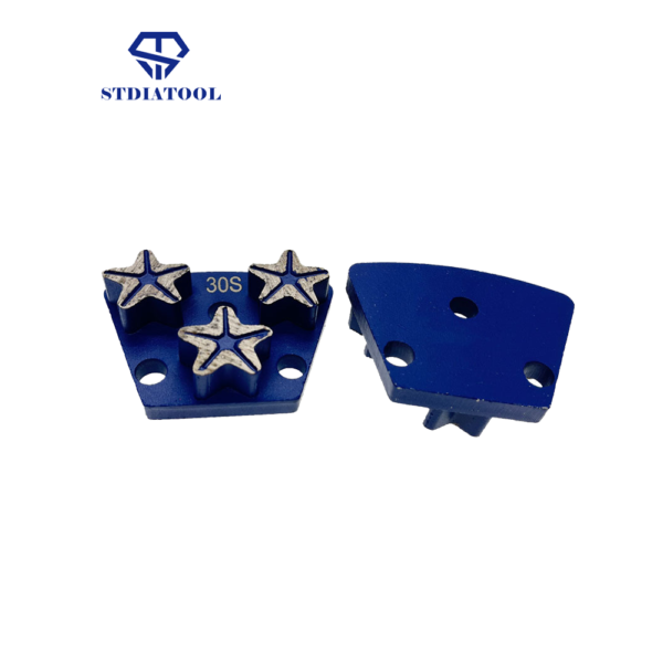 Diamond grinding disc- fan-shaped five-pointed star