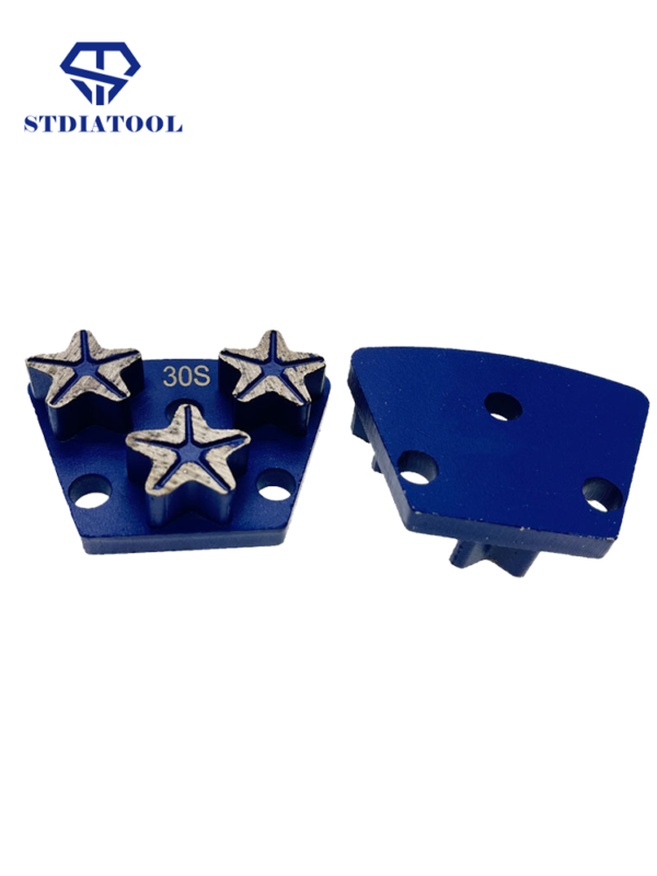 Diamond grinding disc- fan-shaped five-pointed star