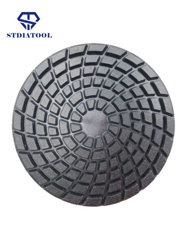 4 inch diamond wet polishing pads-Spin shape T:6MM